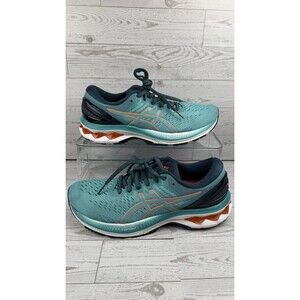 Asics Gel-Kayano 27 Teal/Orange Women's US Size 9 Running Shoes #493